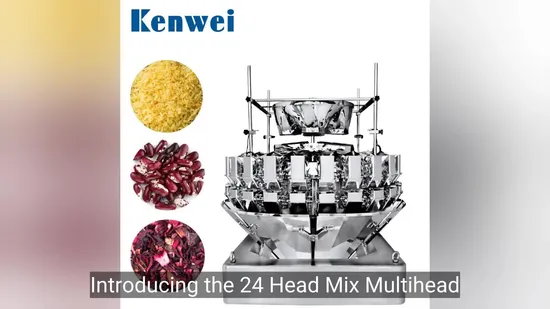 New Modular 24 Head 4 in 1 Mixing Multihead Weigher Packaging Machine for Weighing Small Granules