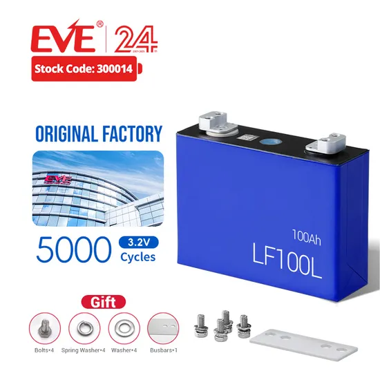 Eve 12V Lithium Pack 100ah Energy Storage LiFePO4 Cell Suppliers Battery Lf100la 