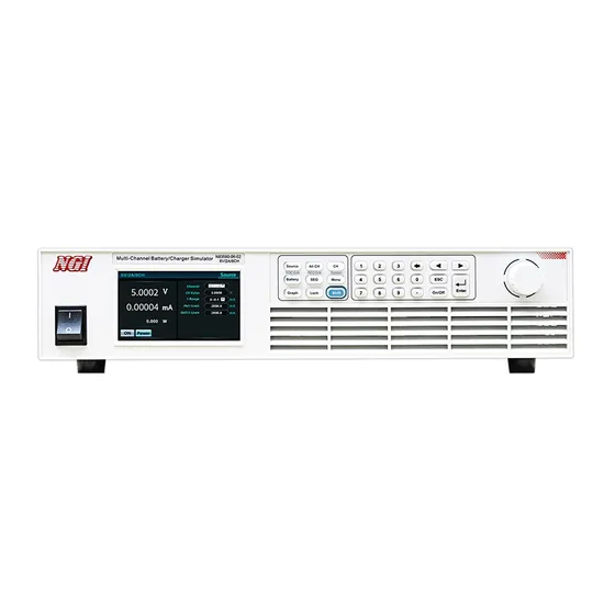 Bidirectional Battery Simulator 8 Channel (6V, 5V, 15V/CH) N83580 BMS Testing Battery Emulator Supporting Digital Voltage Measurement 