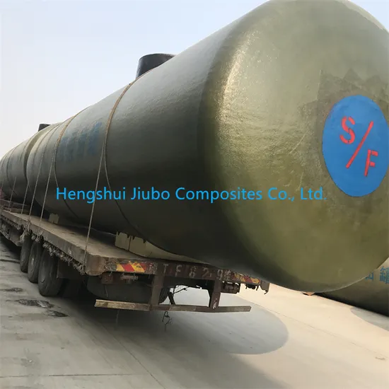 S/F Double Wall Oil Tank FRP Jacketed Steel Underground Fuel Storage Tank 