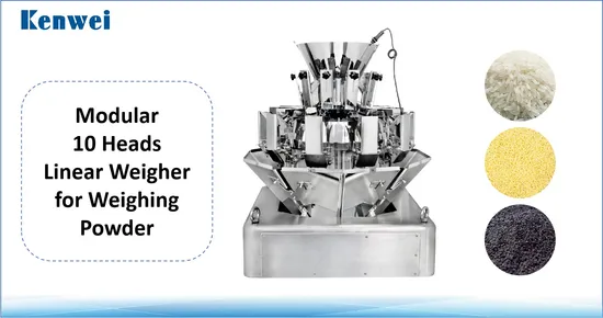 0.5L Hopper 10 Head Modular Linear Weigher for Milk Powder 